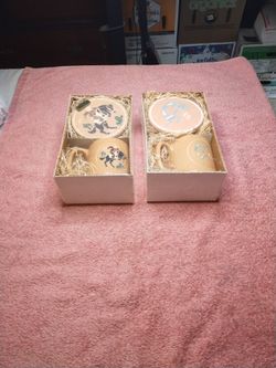 Hand Crafted Cups And Saucers.   Old. New Stock