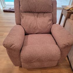 Gray Recliner Rocker