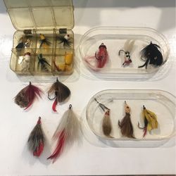 Antique Flies And Poppers From 1940s  