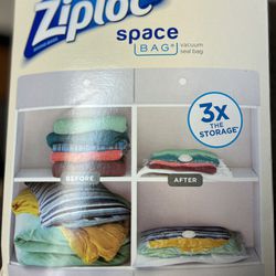 Ziploc Vacuum Sealed Space Bags