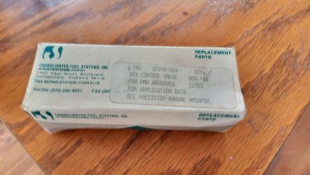 CF242-514 Aircraft Valve Assembly Mixture Control