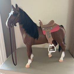 Our Generation 18” Doll Trail Riding Horse 