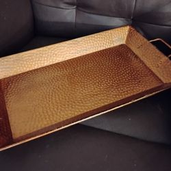Copper Colored Tray