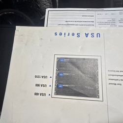 Qsc Amp And Set Of Speakers 