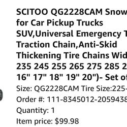 Brand new snow chains