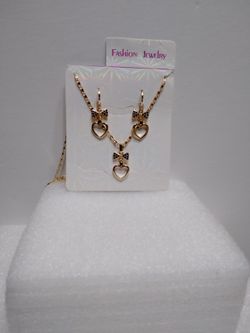 14k Oro Laminado Set 3 Piezas