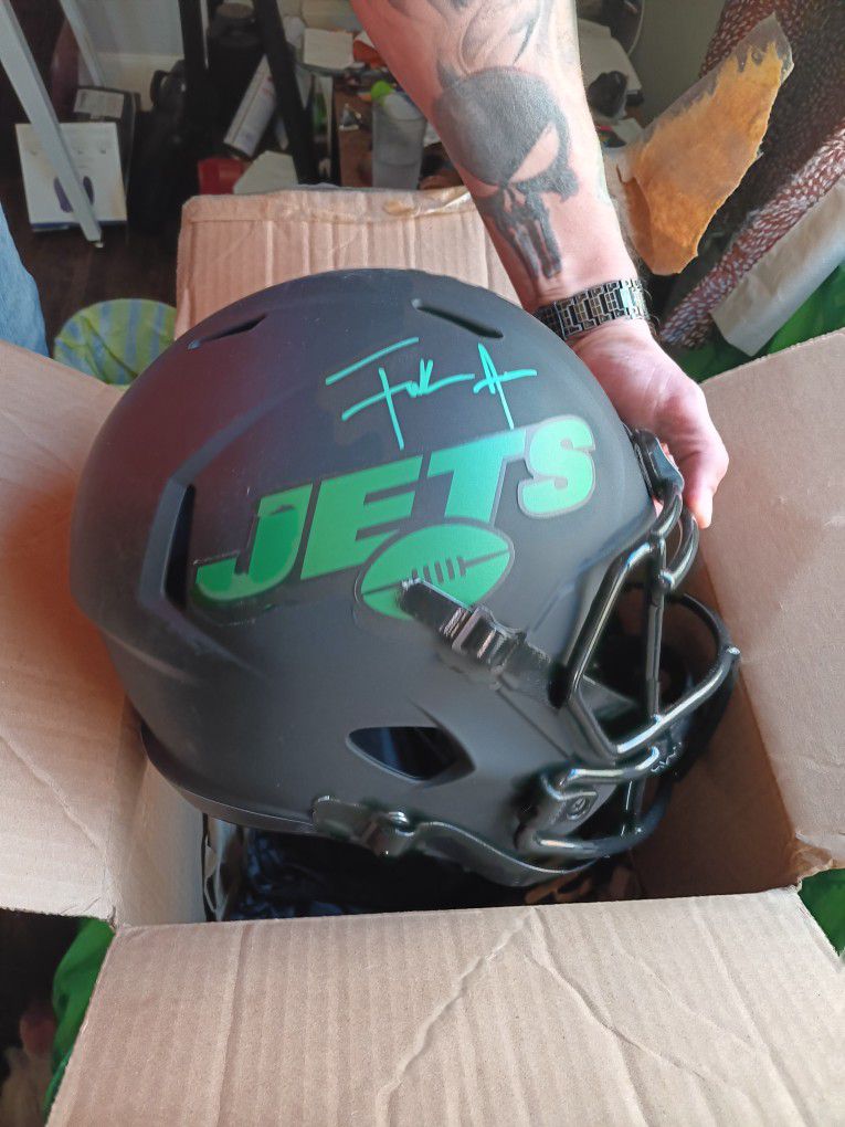 Jets Autographed Helmet