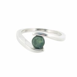 Genuine Moldavite Gemstone Ring