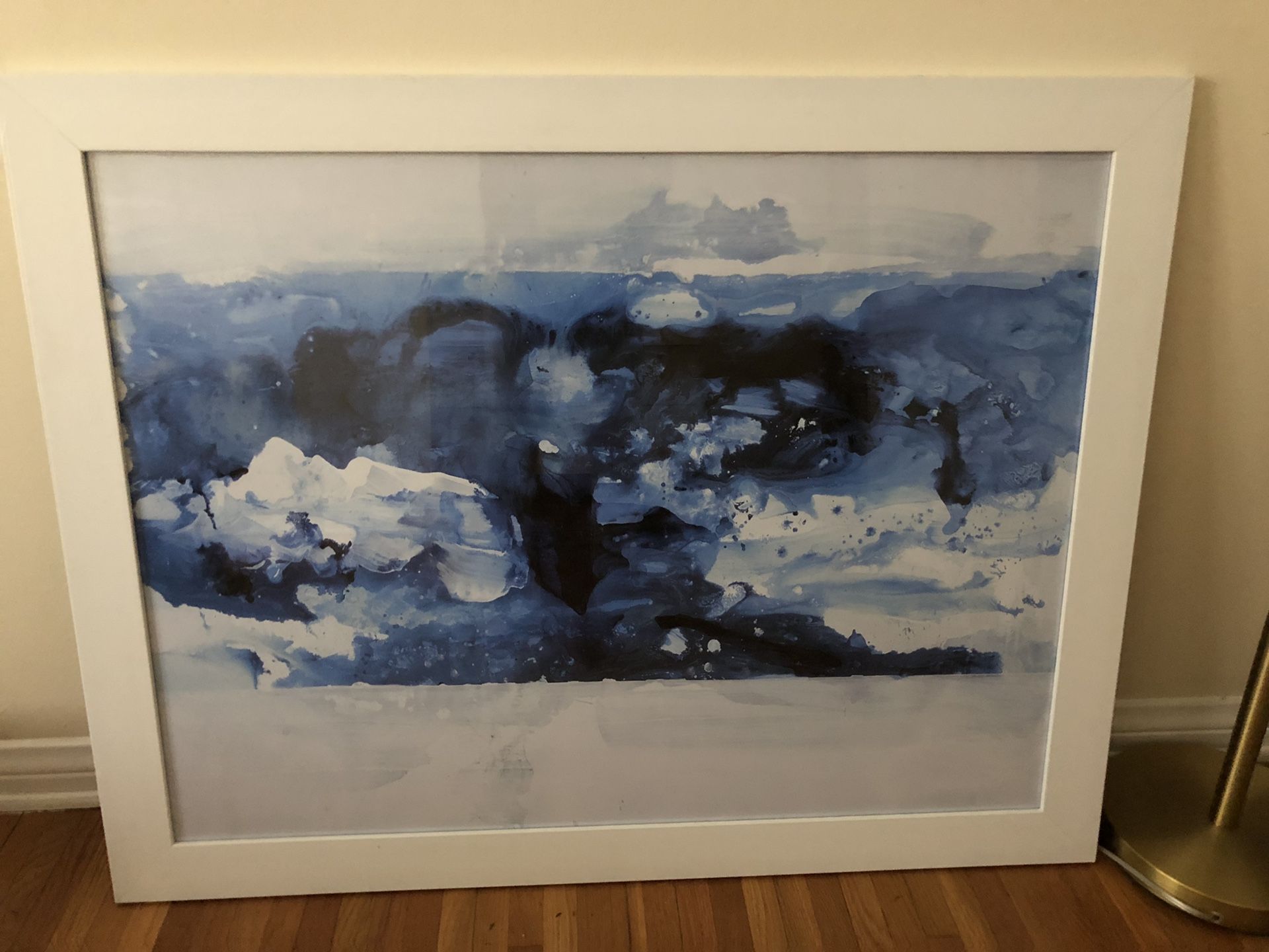 Abstract framed wall art