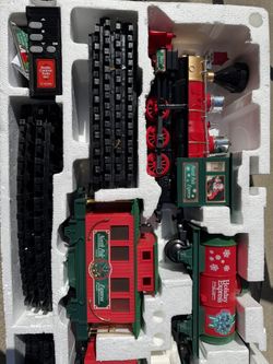North Pole Christmas Train Set Complete