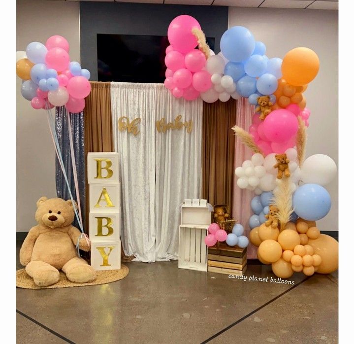 Garland Balloons Baby Shower 