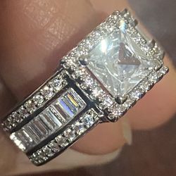 925 Silver With Cubic Zirconia Size 7