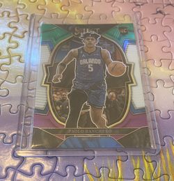 PAOLO BANCHERO SELECT PURPLE GREEN & WHITE PRIZM HOLO RC