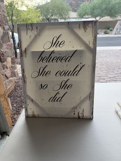 Set of 3 Inspirational Wall Art Signs