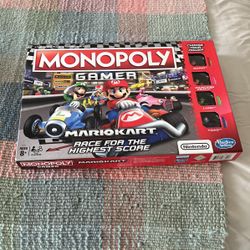 Mario kart Monopoly Gamer Like New