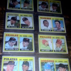 1967  Baseball Rookie Cards 