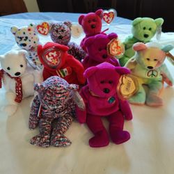 Vintage TY Beanie Babies Bears