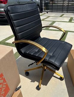 Black & Gold Office Chair