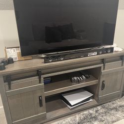 Barn Door Tv Stand