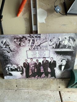 Rat  pack picture 24 x 36 make an offer highest and best