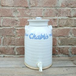 Chablis Stoneware Beverage Dispenser