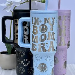 In My Boy Mom Era 40oz Tumbler