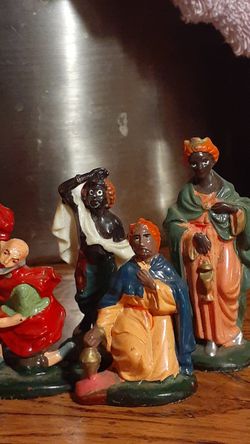 17 Piece Miniature Figurines about 1" 2" Tall