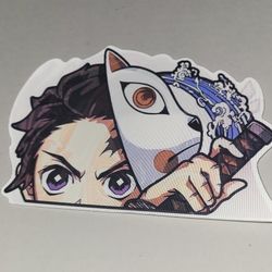 Demon Slayer Holographic Anime Decal