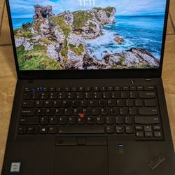 Excellent Condition Lenovo ThinkPad X1 Carbon 6th Gen i7 2T 16GB
