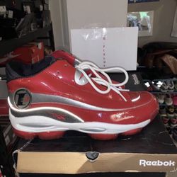 Reebok Answer DMX Retro Red Rookie of The Year Allen Iverson Question Mens Sz 11.5 
