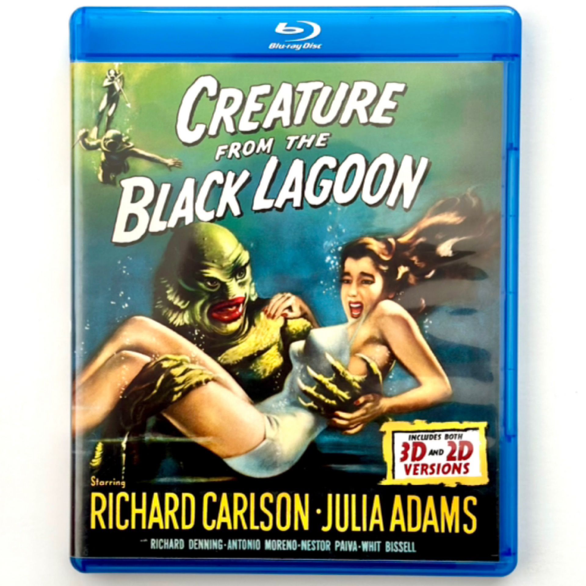 Universal Monsters Creature Of The Black Lagoon Movie Bluray 3D And 2D Version