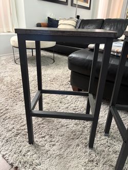 counter stools gray/black