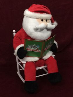 Animated Rocking Chair Santa
