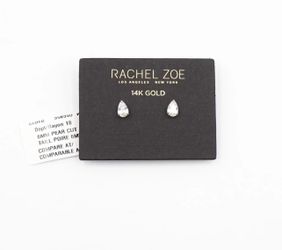 Rachel zoe 14k gold earrings clearance