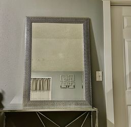 Mirror silver, espejo plateado