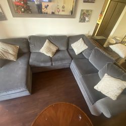 Charcoal Grey Sectional 