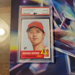 2018 Topps Living Shohei OHTANI Gem Mt 10