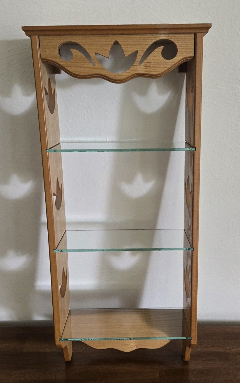 Vintage Curio Shelf