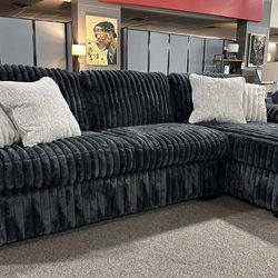 Brand New Midnight Madness Sectional with chaise