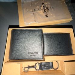 COACH Mens 3 In 1 Wallet