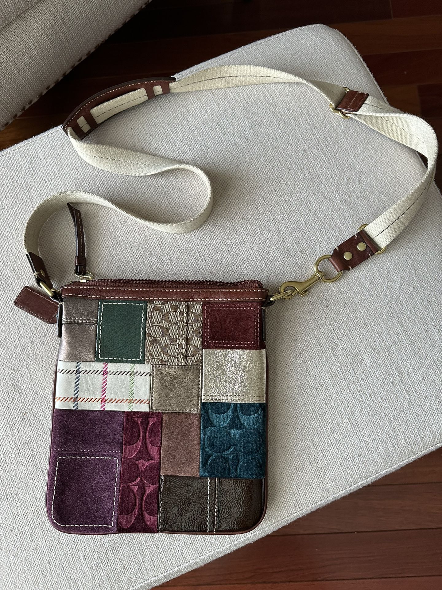 Coach Patchwork Crossbody Bag Authentic Purse