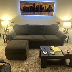 Brown Haverty Couch - **BARELY USED**