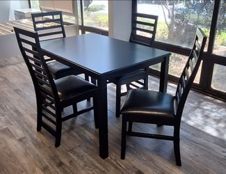 Dining Set 5pcs Color Espresso