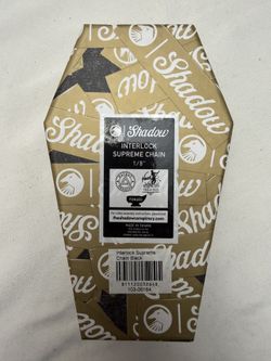 ~ BRAND NEW BLACK SHADOW SUPREME HALF LINK CHAIN ~