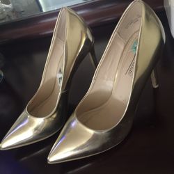 Gold heels