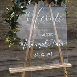24x36 Plexiglass Sheets - Welcome Sign