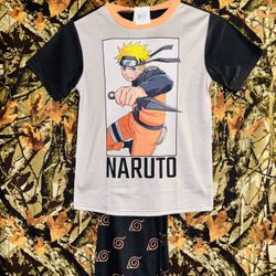 Brand New Naruto Kids Pajama Set Size 8 – Anime Sleepwear, With Tags