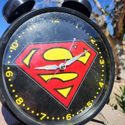 Superman Clock