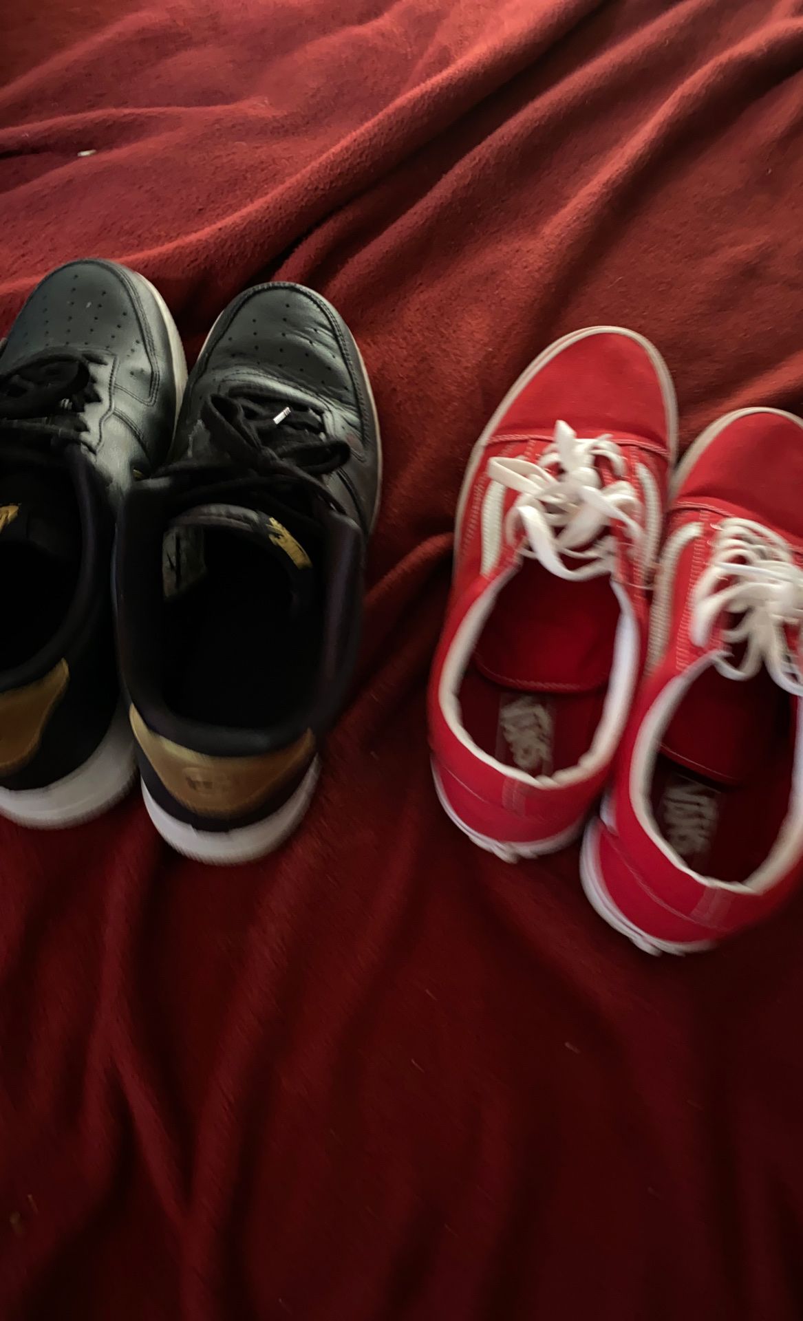 Nike Air Force ones Vans