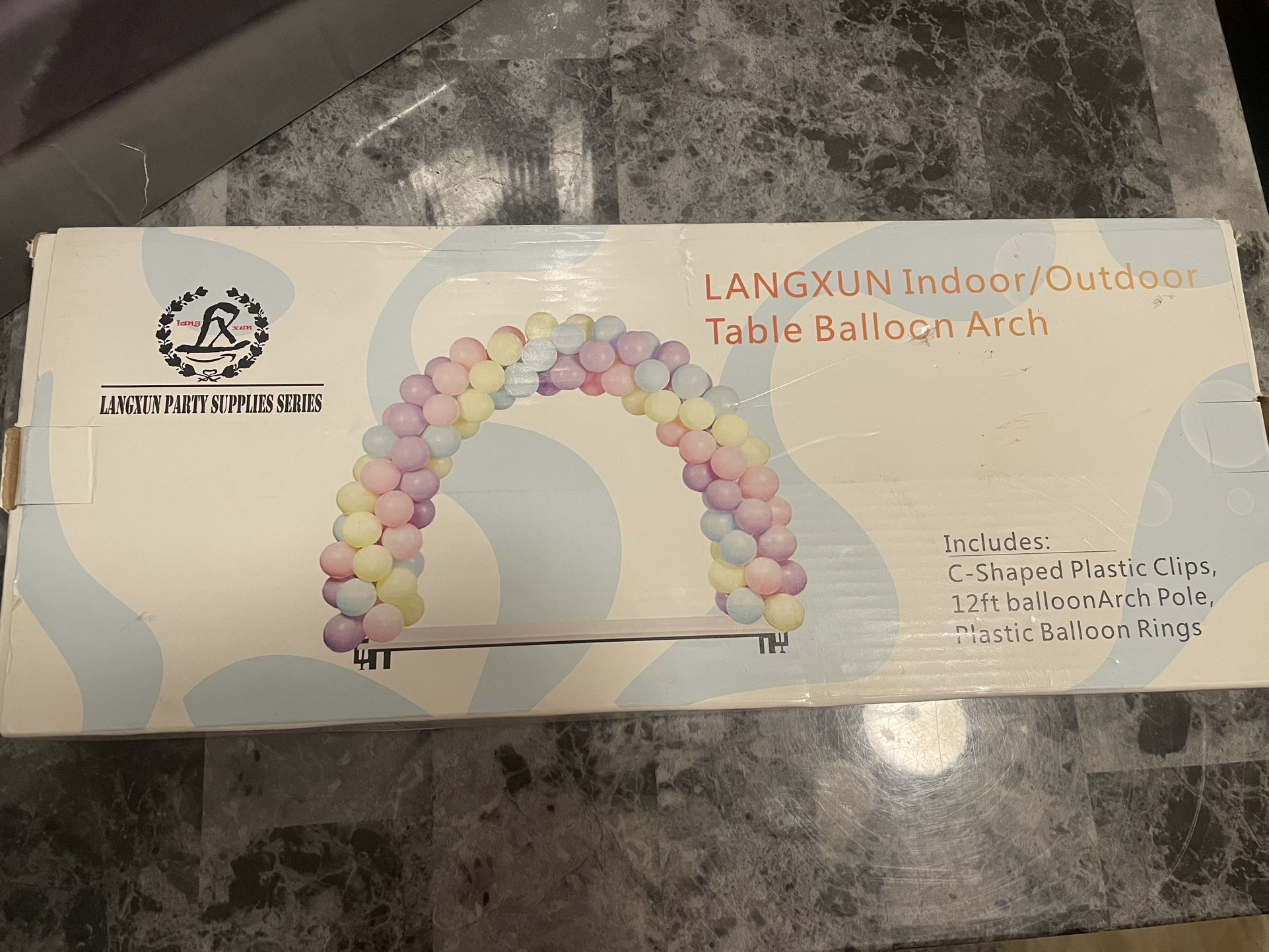 12ft Indoor/Outdoor Table Balloon Arch